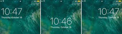 Move Clock on Lock Screen Iphone
